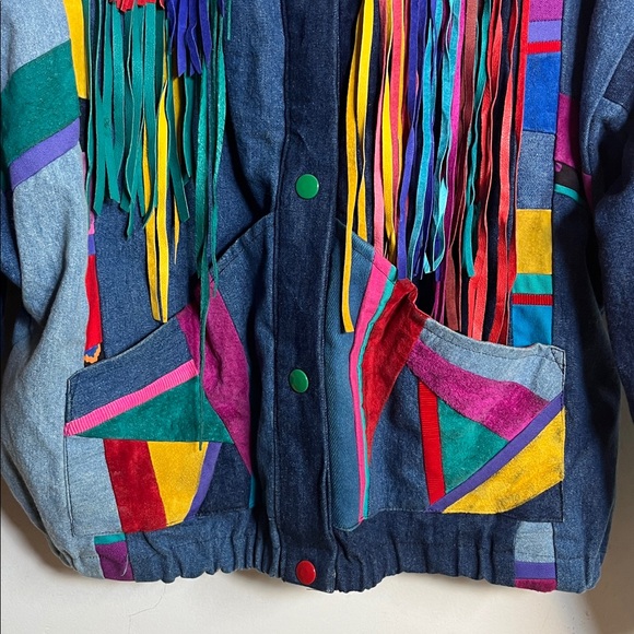 SFR Santa Fe Recreations Special Edition Sz Small RARE Fringe USA Made Vintage - Picture 6 of 16